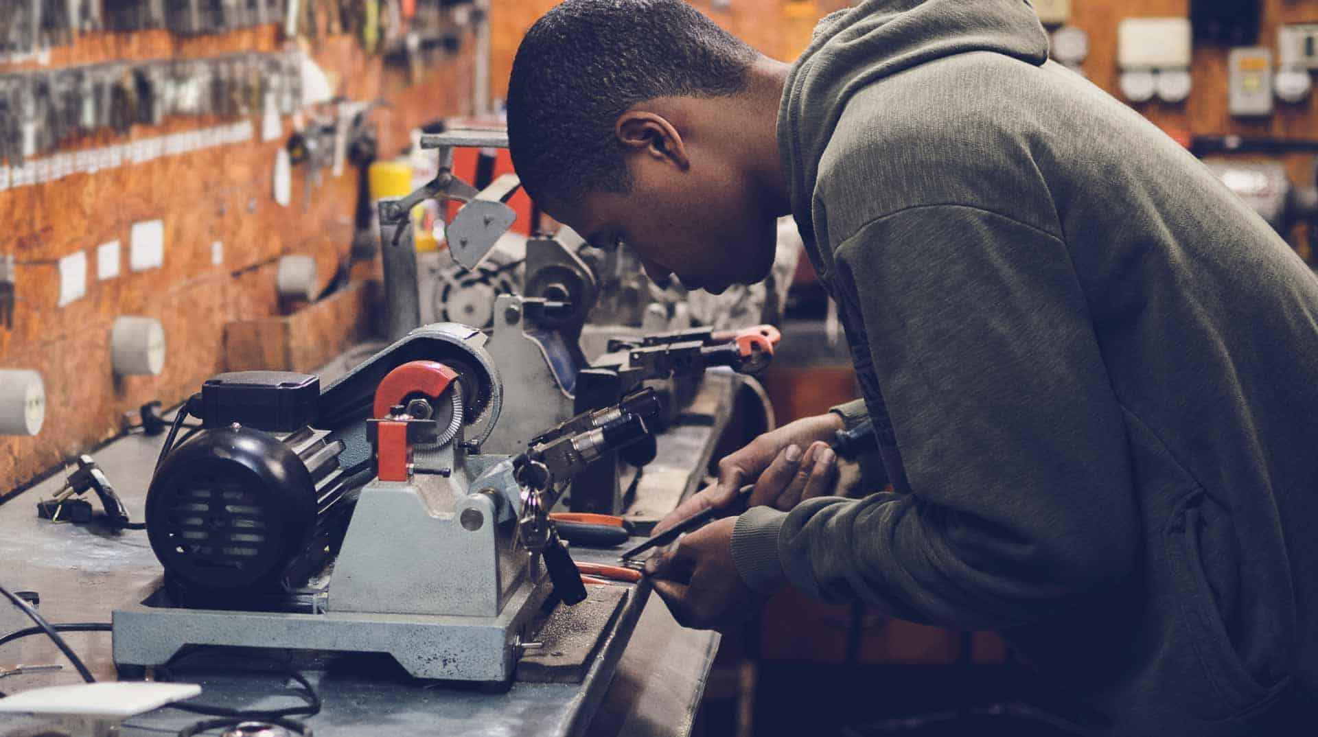 Armour Station technician at work